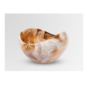 Bol en résine élégant et artistique avec une finition lisse qui s'adapte aux rôles décoratifs et fonctionnels dans les maisons modernes - Product Image 3