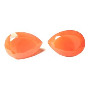 สวยเหลี่ยมผืนผ้าตัดเพิร์รูปไข่ธรรมชาติ Carnelian สีส้มคุณภาพสูงอัญมณีหลวมเครื่องประดับทํา - Product Image 1