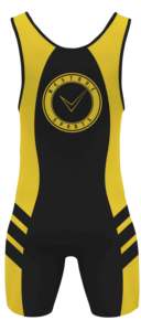 ชุดมวยปล้ำดีไซน์โดดเด่น คุณภาพเยี่ยม รับสกรีนโลโก้ สไตล์ทันสมัย ผลิตจากโพลีเอสเตอร์ผสมสแปนเด็กซ์ ระบายอากาศได้ดี แห้งเร็ว - Product Image 3