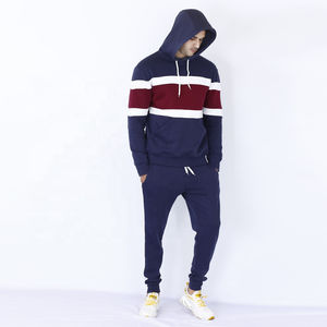 ชุดวอร์มแบบเรียบง่ายคุณภาพสูงปี 2026 ผลิตตามสั่ง ผลิตจากผ้าฝ้าย 100% ขายส่งได้ในราคาที่เหมาะสม ชุดวอร์มสำหรับผู้ชาย - Product Image 4