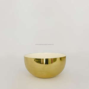 Bol à soupe au design moderne en vente chaude Vaisselle en métal de qualité de luxe, parfaite pour la décoration intérieure et le service de nourriture élégant - Product Image 2