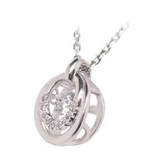 Chaîne à maillons Vietnam cadeau pour femmes, forme ronde, coupe brillante, argent 925, pierre CZ, bijoux fins, colliers pendentifs - Product Image 3