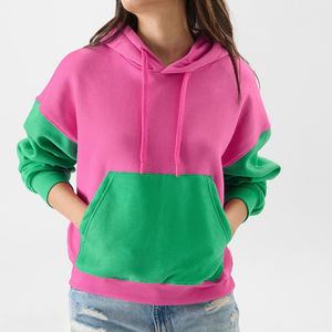 Sudaderas con Capucha Extra Grandes de Invierno para Mujer, de Alta Calidad, con Bloques de Color, Transpirables, de Secado Rápido, Lisas, Teñidas, Personalizadas - Product Image 2