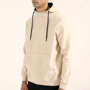 Sweat-shirt à capuche en polaire pour homme, mélange polyester/coton, doux et respirant, personnalisable avec logo, commandes en gros OEM - Product Image 6