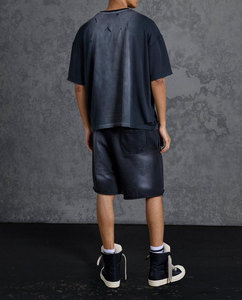 เสื้อยืดผู้ชายทรงโอเวอร์ไซส์แบบครอป ยี่ห้อ OEM 2026 คุณภาพส่งออก รับผลิตตามสั่ง ขายส่ง - Product Image 5
