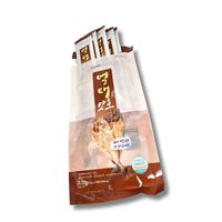 Bonbons Gommeux Halal Végétaliens Sucrés Marron en Gros, Snack Coréen Jjondeugi, Barley Spices Herbs, Sachet 100g, Durée de Conservation 12 Mois