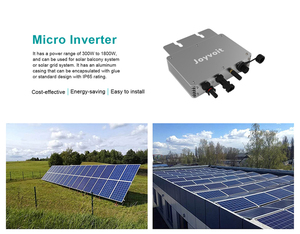 Micro onduleurs IP65 400W pour système de connexion au réseau solaire <span class=keywords><strong>Onduleur</strong></span> monophasé sur réseau Onde sinusoïdale pure 99.8% efficacité sans fil - Product Image 5