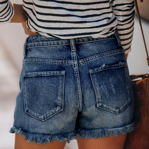 Shorts pour femmes taille mi-haute, fabrication OEM professionnelle, sur mesure, haut de gamme, qualité supérieure, approvisionnement en usine, forte demande, vente en gros - Product Image 3