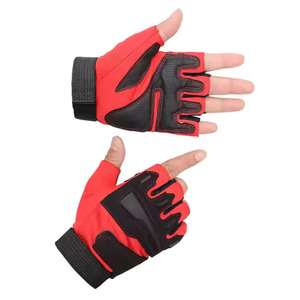 Gants de cyclisme Gants de vélo à doigts courts de haute qualité Maille Tissu doux Respirant Absorbant les chocs Gym Activistes en plein air - Product Image 1