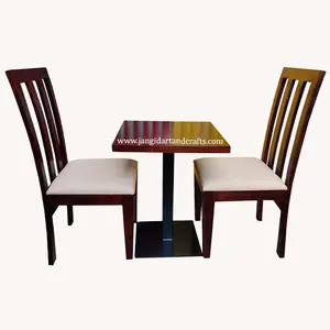 Restaurant Dining Table Chair Set / Modern High End Hotel Restaurant Furniture / Vintage Industrial Furniture Exporters India