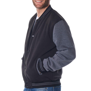 OEM personalizado LOGOTIPO DE LA Universidad de los hombres chaquetas universitarias de invierno largo de béisbol Letterman en blanco personalizado bordado tela Varsity chaqueta - Product Image 4