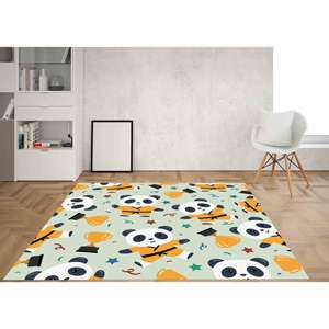 Alfombra de Panda, Alfombra Estampada - Linda Alfombra de Panda, Alfombras de Panda, Alfombra de Regalo para Amantes de los Pandas, Alfombra de Chenilla - Product Image 4