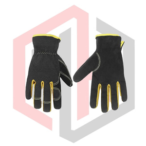 Gants de travail en cuir pour hommes et femmes, renforcés, durables, pour le jardinage, respirants, sans silicone, sans poudre, personnalisables - Product Image 5