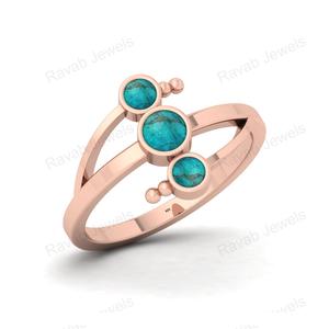 Anillo fino Eternity Vermeil de Plata de Ley 925 más vendido, joyería fina personalizada al por mayor, ajuste de bisel para fiesta - Product Image 2