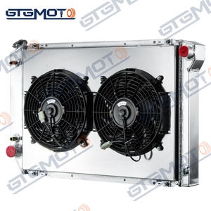 Ventilador de cubierta de radiador de 4 filas GTGMOTO para <span class=keywords><strong>Ford</strong></span> F100 F150 F250 F350 <span class=keywords><strong>Bronco</strong></span> 5.8L 5.0L1980-<span class=keywords><strong>1984</strong></span> - Product Image 1