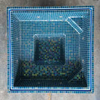 Piscine SPA en fibre de verre sur mesure avec jets de massage, jeux d'eau et contrôle de la température, directement du fabricant