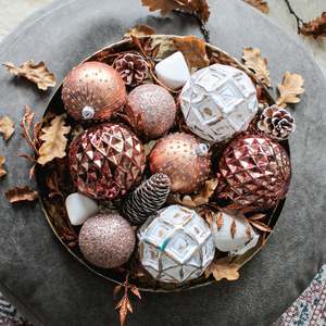 Boule ronde en verre décorative de vente chaude pour la décoration d'arbre de Noël au meilleur prix d'Inde - Product Image 5