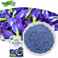 Poudre de fleur de pois papillon 700 Mesh, Matcha bleu pour l'alimentation, les boissons et la coloration naturelle, approvisionnement en vrac