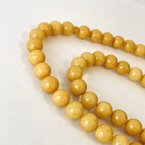 Perles de prière authentiques en ambre Butterscotch, chapelet fait main, 33 perles - Product Image 4