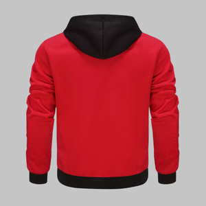 Nouveauté, style actuel, sweat-shirts en molleton de coton à couleur unie, lavage à la pierre, personnalisable - Product Image 6