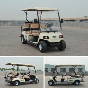 Voiture de golf électrique LVTONG 6 places, champagne, 48V/3.7kw, bus touristique - Product Image 2