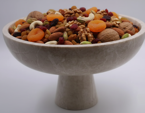 Bol de fruits en marbre de Vérone de luxe, pièce maîtresse artisanale pour la vente en gros - Product Image 1