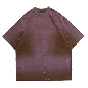 Camisetas de Manga Corta Extra Grandes Personalizadas para Mujer, Lavado Ácido, Ecológicas, 100% Algodón, Ropa Urbana, Colección de Verano - Product Image 3