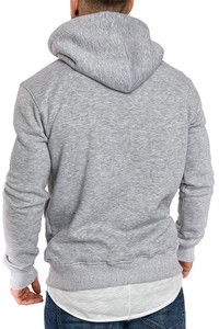 Sweats à capuche pour hommes, col rond brodé, sweats à capuche lourds personnalisés, vente en gros à bas prix depuis l'usine - Product Image 5