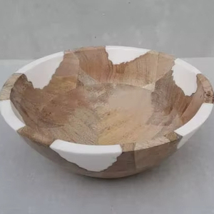 ชุดชามไม้ทำด้วยมือดีไซน์เรียบง่ายทำจากไม้ธรรมชาติเป็นมิตรต่อสิ่งแวดล้อมชุดถ้วยชามสลัดเสิร์ฟอาหารราคาถูก - Product Image 1