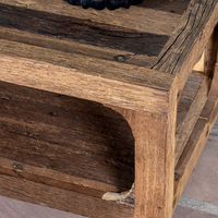 Table basse de salon en bois recyclé, finition rustique antique, fabriquée à la main, écologique, best-seller en gros, Rajasthan