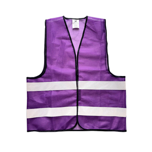 Haute visibilité en gros 100% polyester réfléchissant gilet réflecteur de sécurité gilet de conception personnalisée - Product Image 3