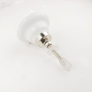 Turquoise hexagone marocain or bleu boutons en céramique industriel métal tiroir armoire poignée tire pour cuisine hôtel salle de bain - Product Image 3