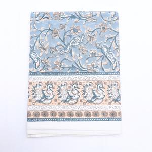 Handmade Floral Hand Block Printed <b>Table</b> <b>Cloth</b> High Quality Organic Cotton Weddings Daily Use Soft Durable Sustainable Textile - Product Image 1