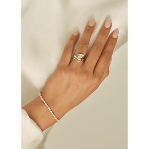 Anillo de Diamantes Kira con Corte de Pera - Product Image 3