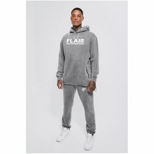 Chándal con capucha de algodón estilo Vintage 100%, detalle de costura cuadrado, técnicas bordadas con cuentas, estampado Tie-Dye versátil para invierno - Product Image 2