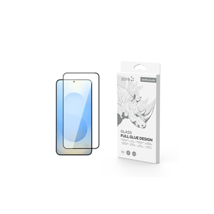 Protector de Pantalla de Vidrio Templado SENK Rika Premium 9H, Película Frontal Antiestática con Marco Negro para Samsung Galaxy S25 Plus - Product Image 1