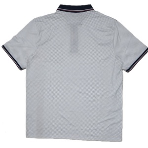 Chemise décontractée pour homme en coton tricoté 200g, unie, à manches courtes, imprimé géométrique, avec poche, respirante, coupe classique - Product Image 2