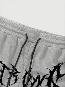 Pantalones cortos con logotipo personalizado, sublimación, ropa de calle lisa, pantalones cortos gráficos para hombre con forro, estampado cruzado, cordón, 2 en 1, pantalones de pista de gimnasio - Product Image 3