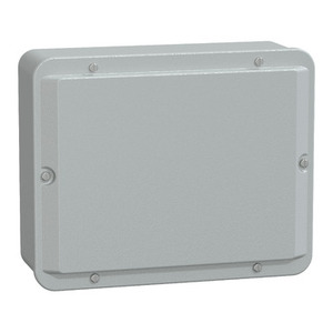 Per Schneider Electric NSYDBN2520 Scatola Industriale in Metallo con Coperchio Piatto Basso H256xW206xD93 IP55 Grigio RAL 7035 - Product Image 1
