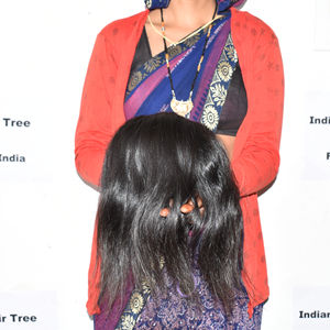 Lot de Cheveux Humains Indiens Bruts 100% Naturels, Non Traités Chimiquement, Alignés dans le Sens de la Cuticule, Qualité Vierge, Provenant de Temples Indiens, Vente en Gros - Product Image 5