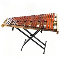 Xylophone d'étude pour étudiants, instrument de musique avec support réglable en hauteur, maillets rigides et sac de transport pour les enseignants en musique et la formation en classe