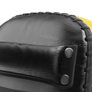 Vêtements de boxe très vendus, protège-tibias thaïlandais sur mesure, protège-tibias thaïlandais en cuir durable, protège-tibias thaïlandais professionnels pour l'entraînement - Product Image 5