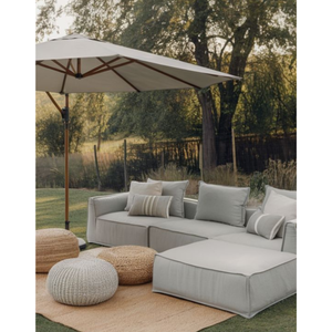 Decoración moderna para el hogar, sofá seccional en forma de L minimalista de primera calidad, marco de madera maciza, juego convertible ecológico para apartamentos OEM - Product Image 5