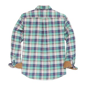 Haute qualité personnalisé Oem hommes 100% coton hiver boutonné à manches longues décontracté flanelle chemise en gros - Product Image 2