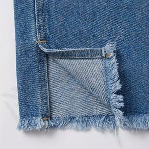 Pantalones Vaqueros Casuales de Mezclilla Elegantes para Mujer, Pantalones de Algodón Cómodos de Corte Holgado de Alta Calidad para Mujer, Cintura Alta, Talla Grande, Nuevo - Product Image 6