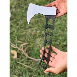 Cabeza de hacha hecha a mano de acero de Damasco y acero al carbono con mango de madera, nuevo diseño de grado industrial de alta calidad - Product Image 3