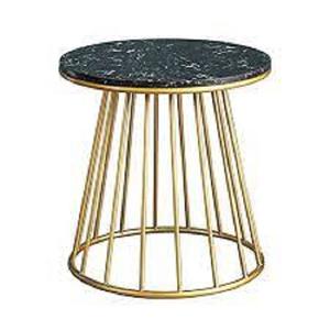 Mesa auxiliar para dormitorios, mesa de acento contemporánea en forma de ramita con tapa de cristal, muebles para el hogar, decoración de mesa de centro y acento - Product Image 6