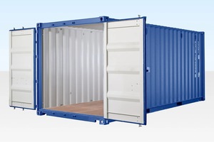 Conteneur maritime bleu sec de 40 pieds, neuf et vide, pour le transport de marchandises, origine Ankara, marque de conteneur maritime - Product Image 3