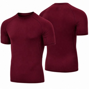 <b>Men's</b> Long Sleeve <b>Compression</b> Athletic Top Slim Fit Crew Neck Stretch Fabric Unisex MMA Rash Guard Anti-Bacterial Anti-UV Quick - Product Image 6