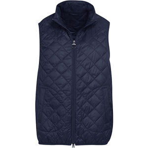 Dernière conception personnalisée couleur unie sans manches gilet bouffant hommes gilet polyester matelassé gilet logo impression mode vêtements de sport - Product Image 1